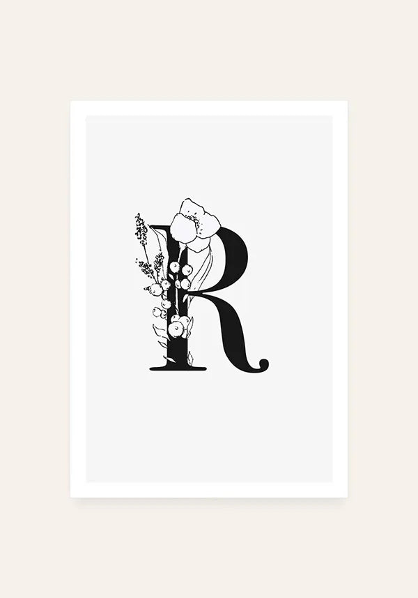 Quadro Letra R