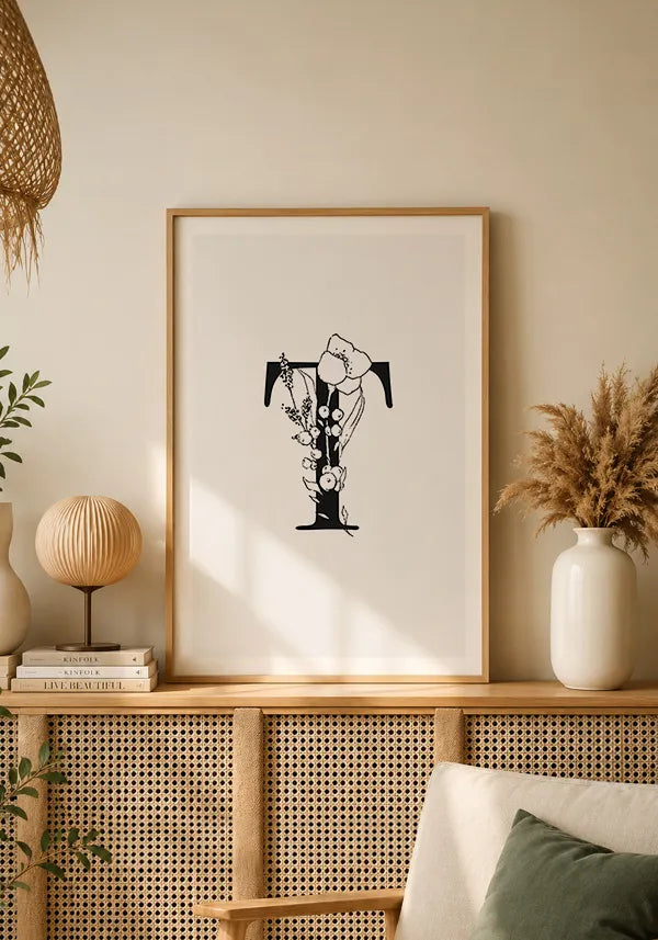 Quadro Letra T