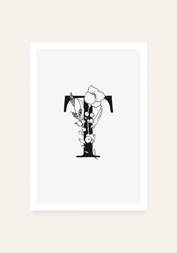 Quadro Letra T
