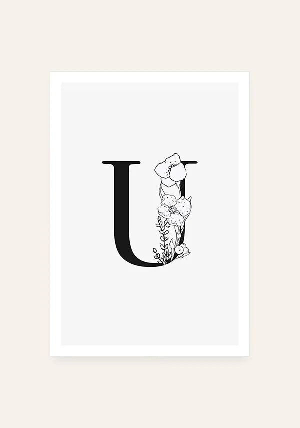 Quadro Letra U