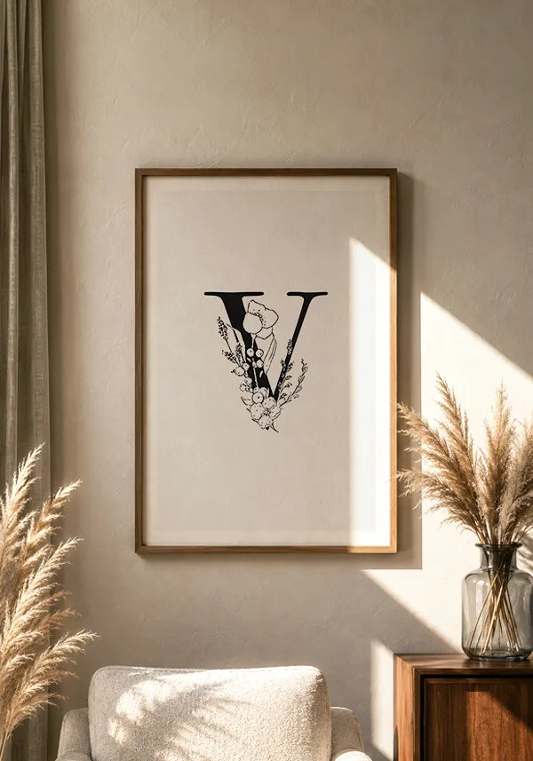 Quadro Letra V