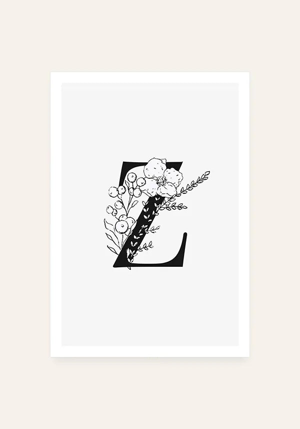 Quadro Letra Z