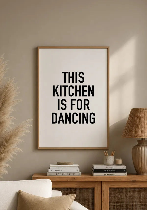Quadro This Kitchen is for Dancing
