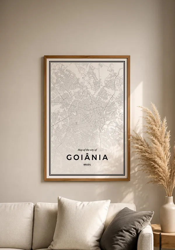 Quadro Mapa de Goiânia