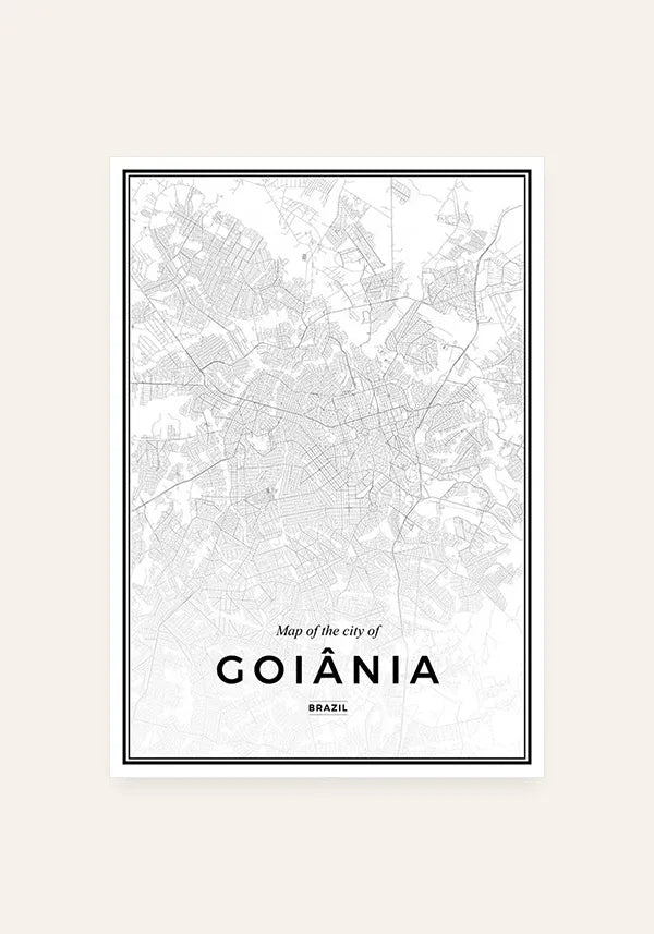 Quadro Mapa de Goiânia