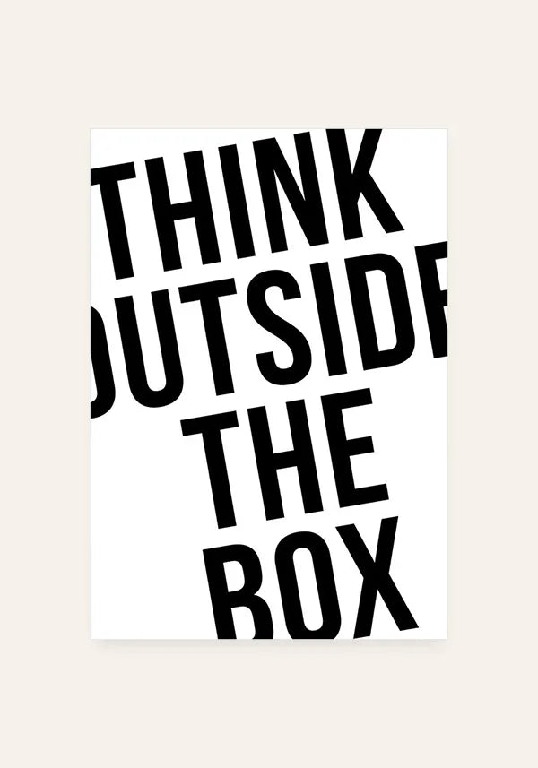 Quadro Think Outside The Box