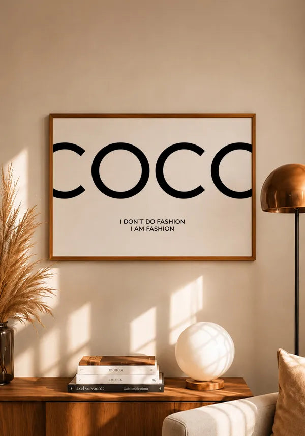 Quadro Coco Chanel Horizontal