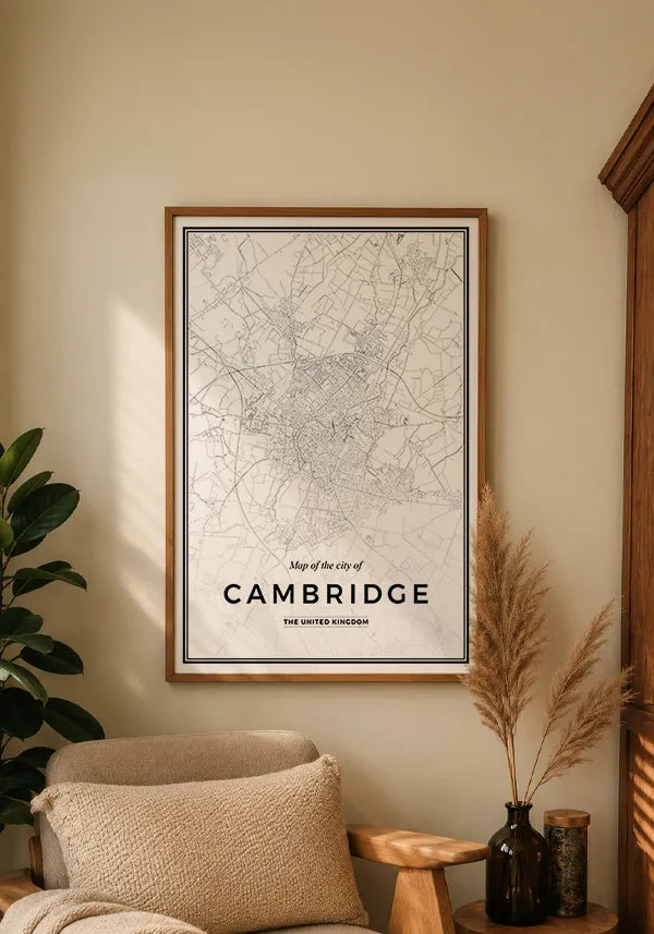 Quadro Mapa de Cambridge