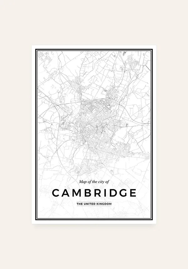 Quadro Mapa de Cambridge