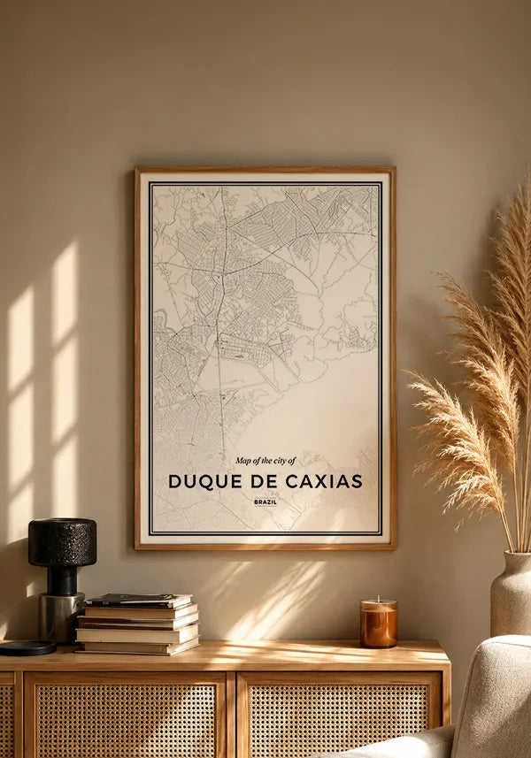 Quadro Mapa de Duque de Caxias