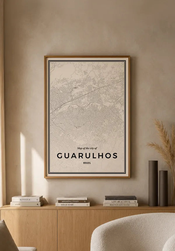 Quadro Mapa de Guarulhos