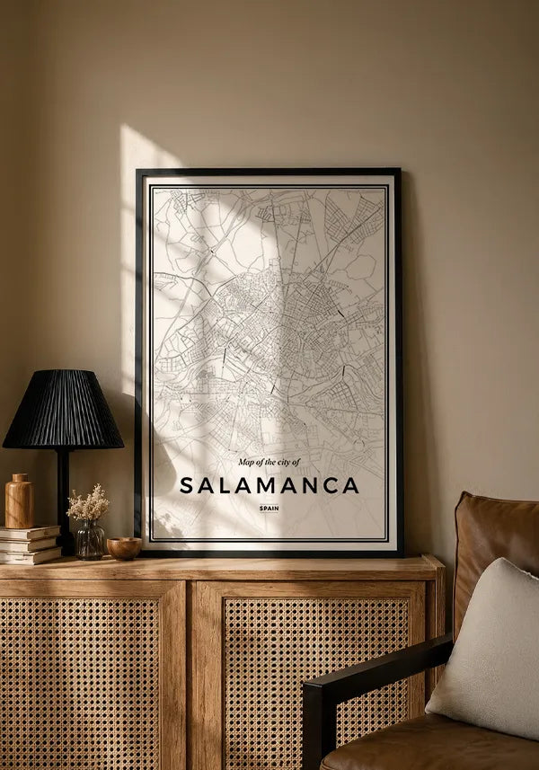 Quadro Mapa de Salamanca