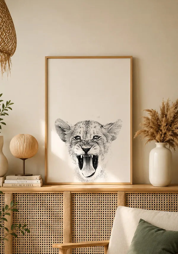 Quadro Leão Filhote
