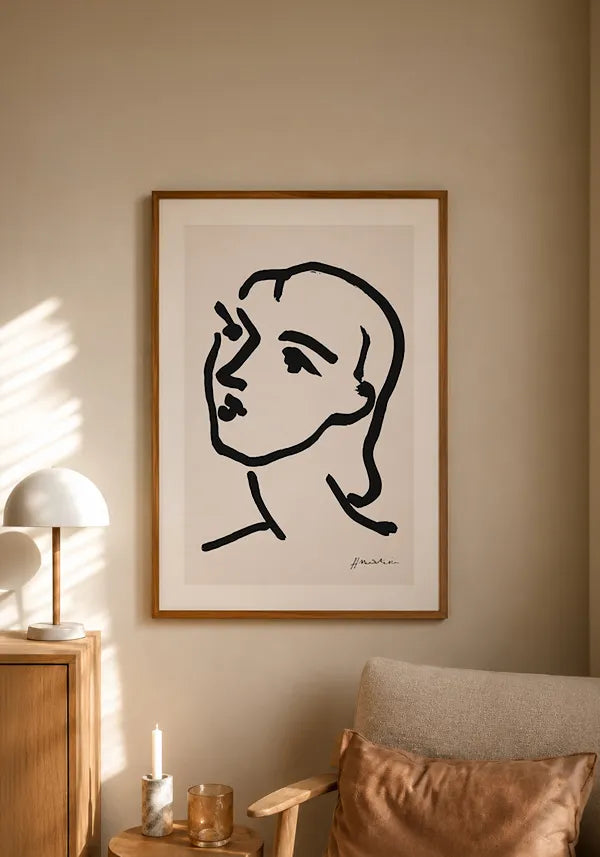 Quadro Matisse Coleção Traços I - Nadia