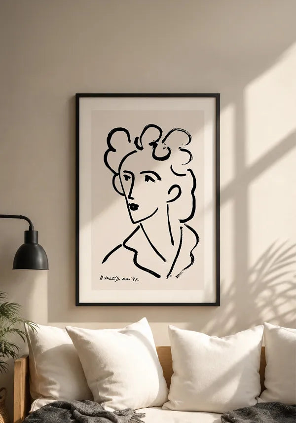 Quadro Matisse Coleção Traços III
