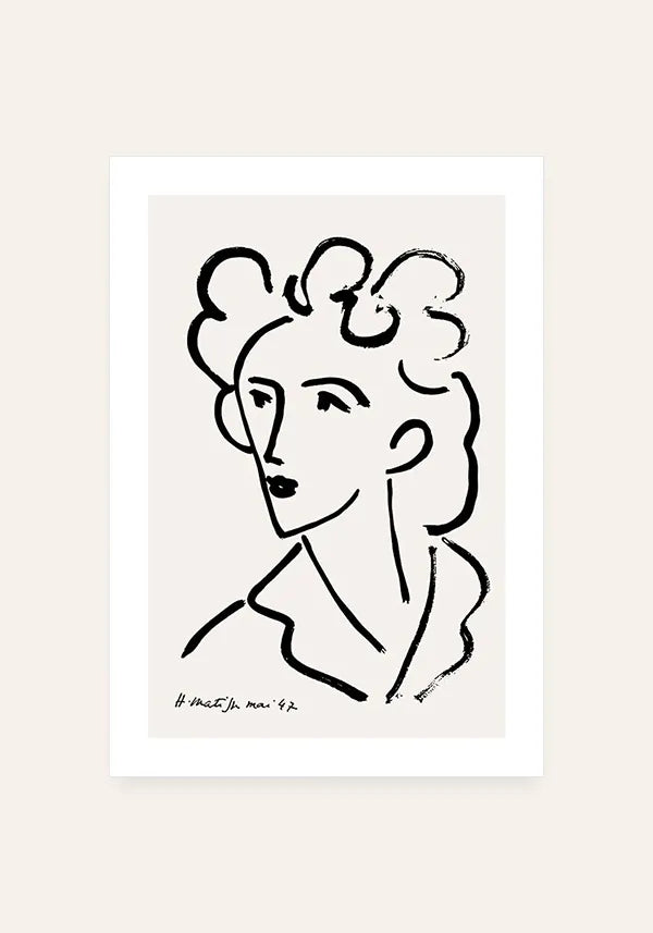 Quadro Matisse Coleção Traços III