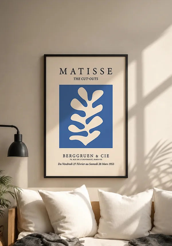 Quadro Matisse Coleção Azul I - Blue Coral