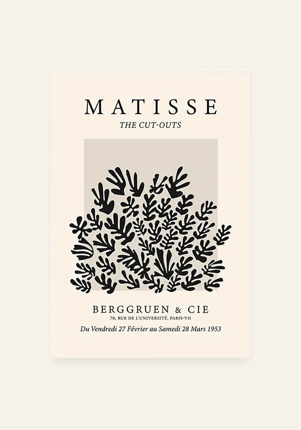 Quadro Matisse Coleção Cut-Outs I - La Gerbe