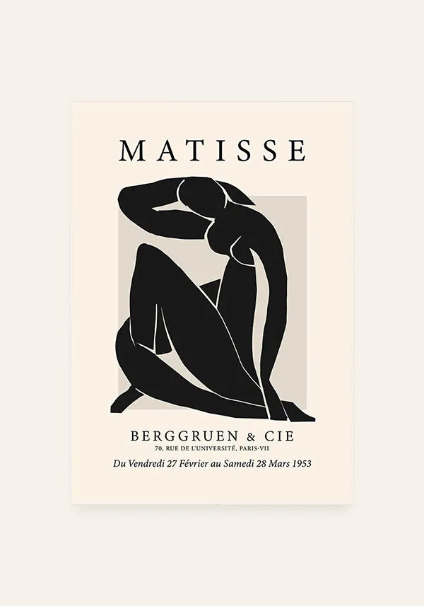 Quadro Matisse Coleção Cut-Outs III - Blue Nude