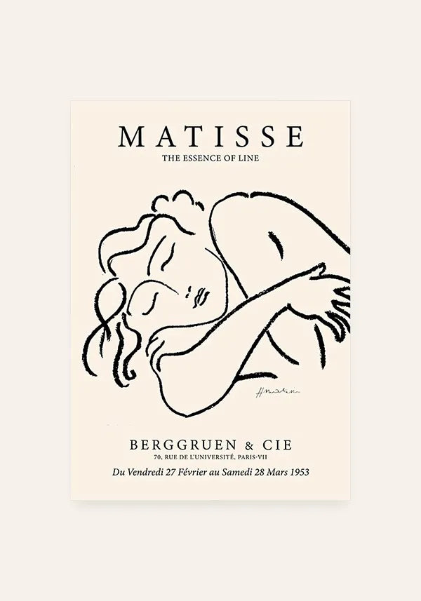 Quadro Matisse Coleção Damas II - Mulher Dormindo