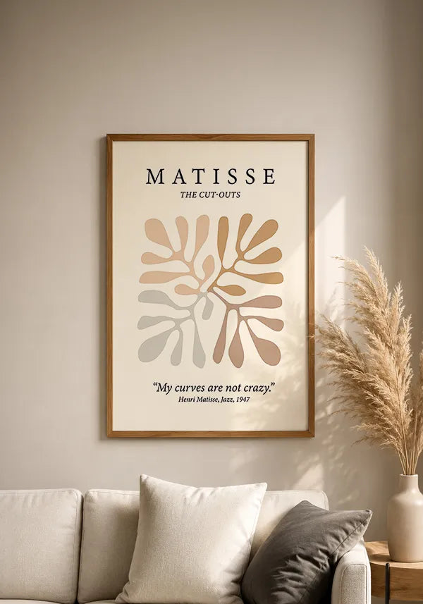 Quadro Matisse Coleção Curvas I