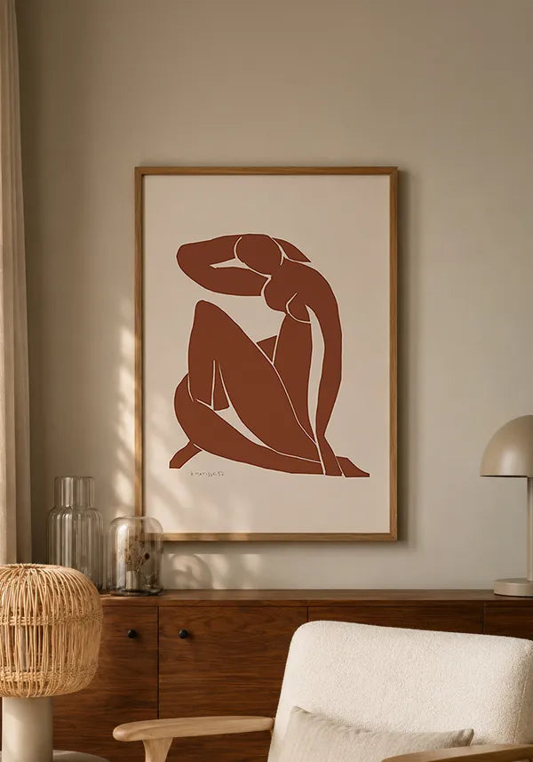 Quadro Matisse Coleção Marrom I
