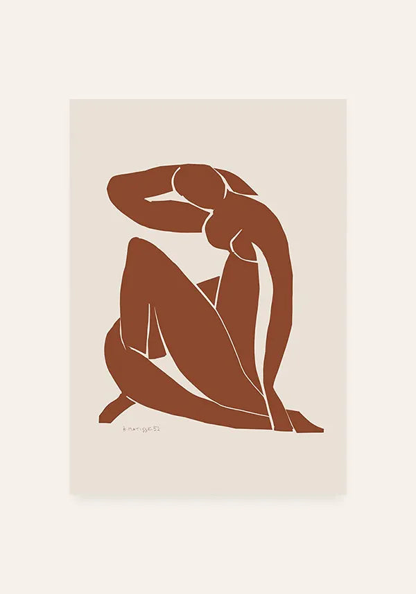 Quadro Matisse Coleção Marrom I