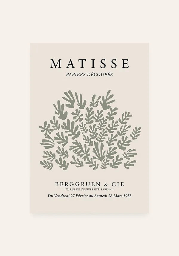 Quadro Matisse Coleção Verdes I