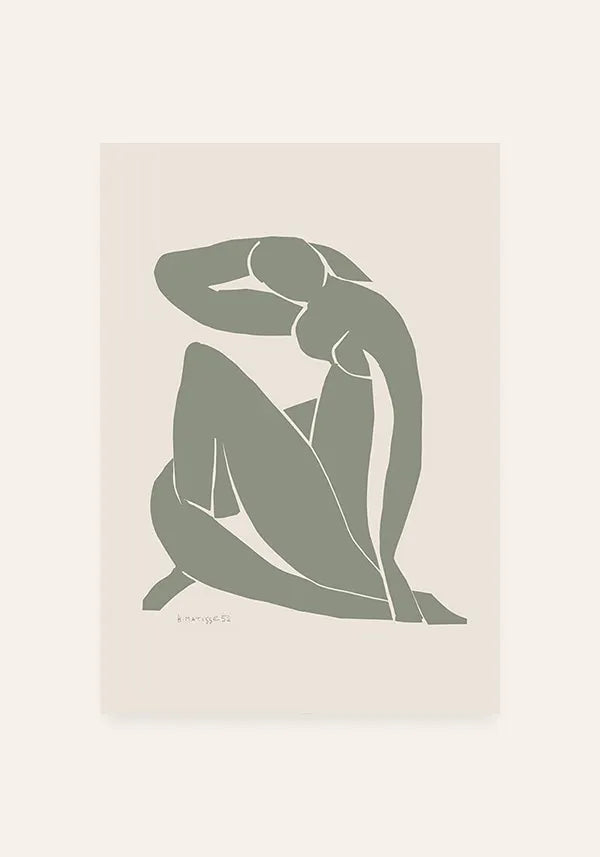 Quadro Matisse Coleção Verdes III
