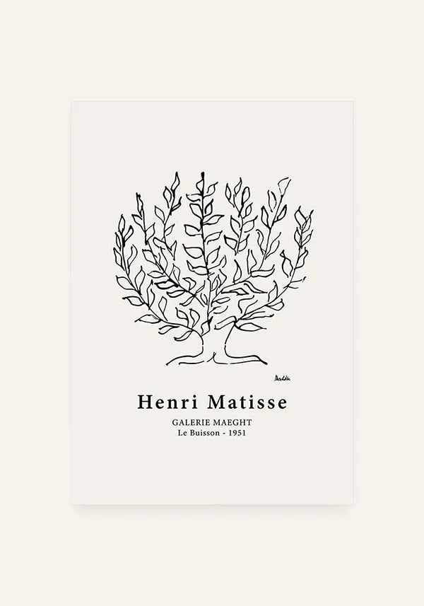 Quadro Matisse Le Buisson