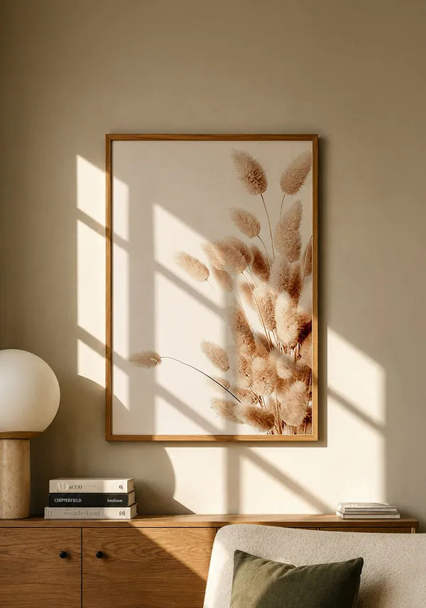 Quadro Buquê em Bege