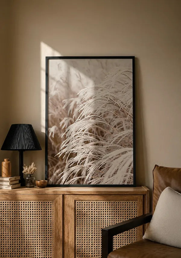 Quadro Grama sob a Neve