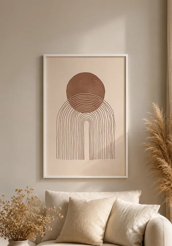 Quadro Boho Chic Marrom I