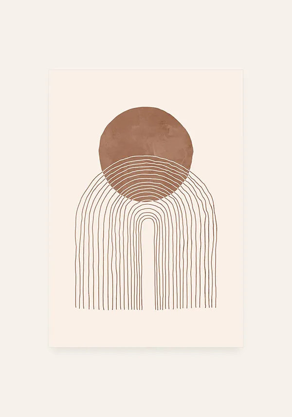 Quadro Boho Chic Marrom I