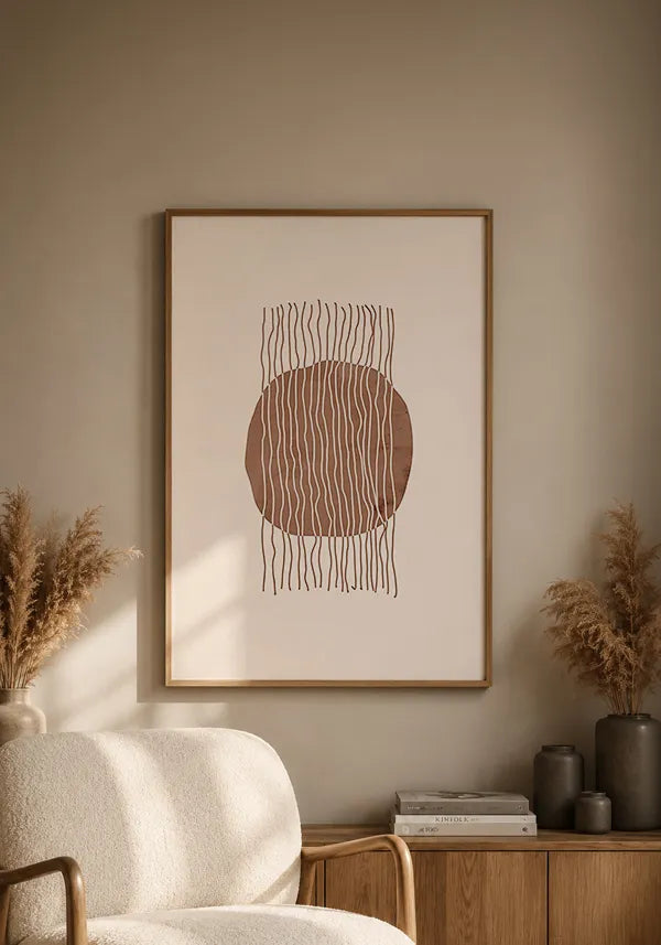 Quadro Boho Chic Marrom II