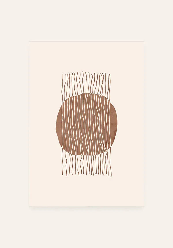 Quadro Boho Chic Marrom II