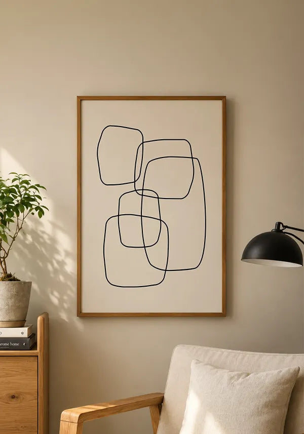 Quadro Linhas Abstratas