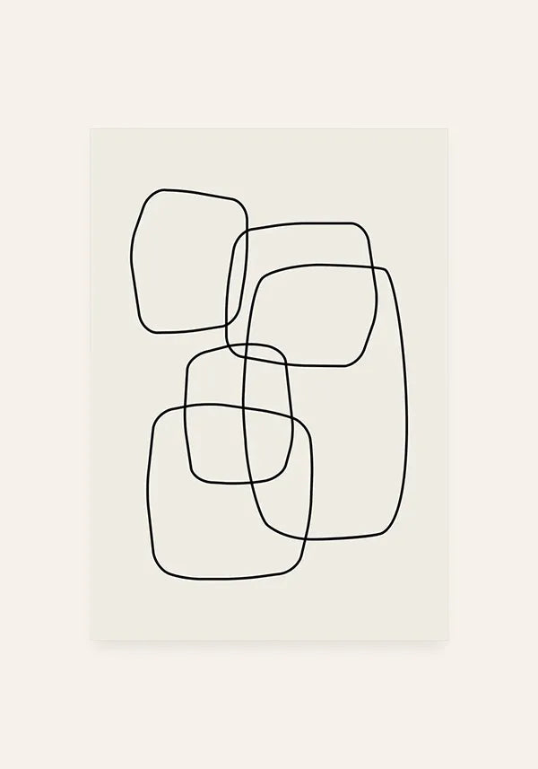 Quadro Linhas Abstratas