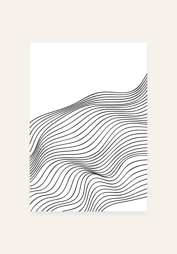 Quadro Ondas Abstrato I