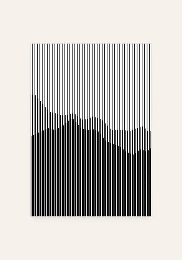Quadro Montanhas Abstrato III