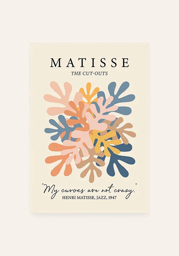 Quadro Matisse Coleção Corais II