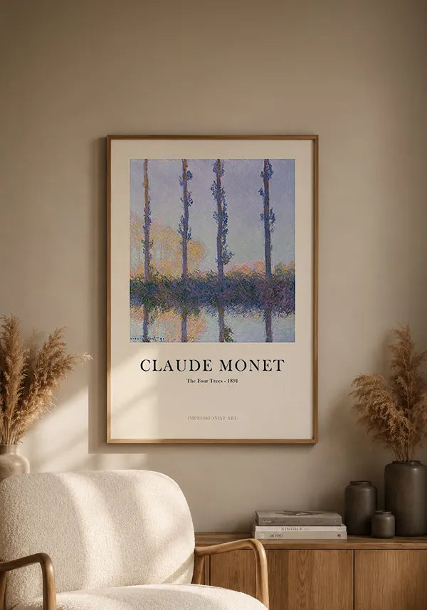 Quadro Claude Monet The Four Trees