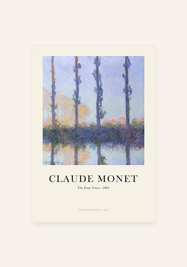 Quadro Claude Monet The Four Trees