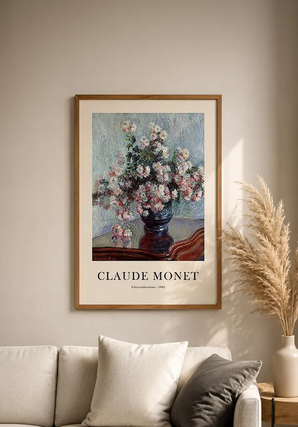 Quadro Claude Monet Chrysanthemums