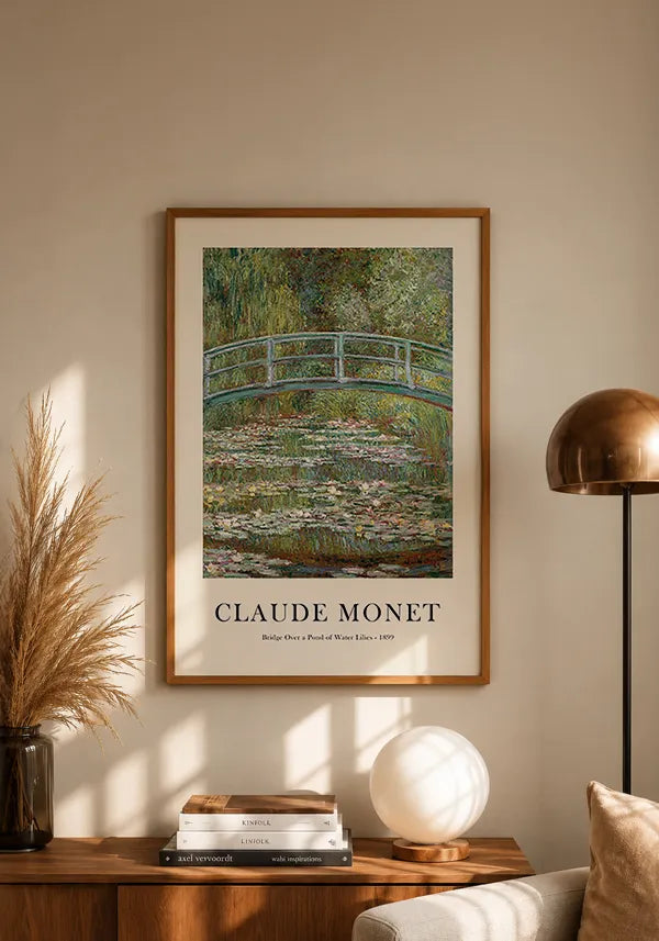 Quadro Claude Monet Bridge Over a Pond of Water Lilies