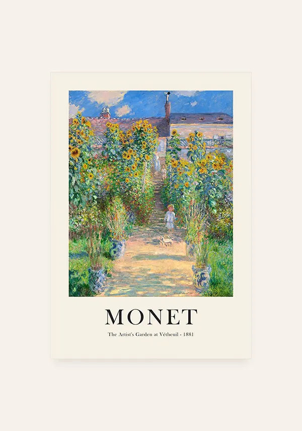 Quadro Monet The Artist's Garden