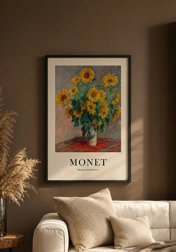 Quadro Monet Bouquet of Sunflowers