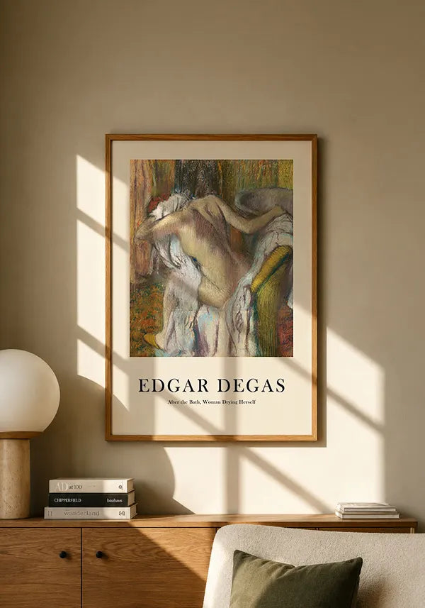 Quadro Edgar Degas After the Bath, Woman drying herself