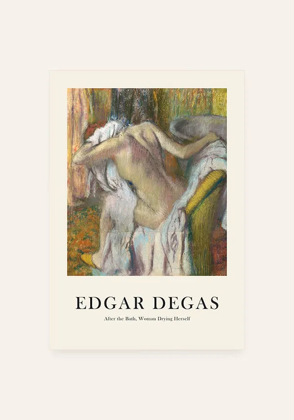 Quadro Edgar Degas After the Bath, Woman drying herself