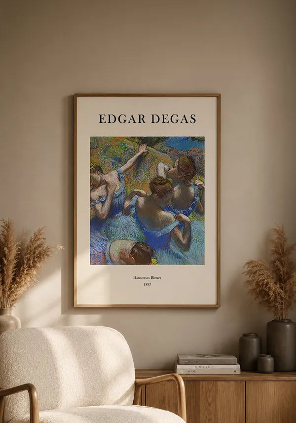Quadro Edgar Degas Blue Dancers